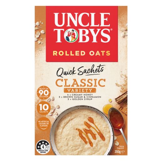 QUICK OATS CLASSIC VARIETY PACK BREAKFAST CEREAL 10PK