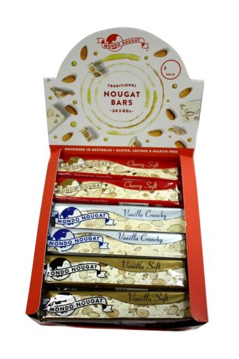 ASSORTED NOUGAT BARS 60GM