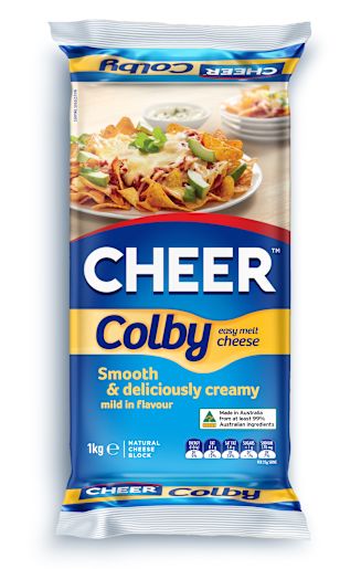 COLBY CHEESE BLOCK 1KG