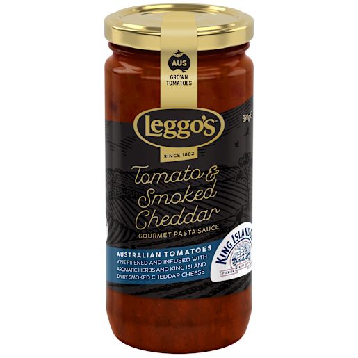 TOMATO & SMOKED CHEDDAR GOURMET PASTA SAUCE 390GM