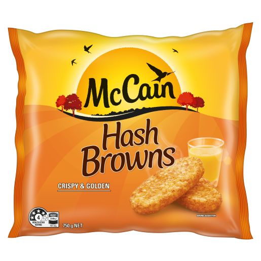 SHREDDED HASH BROWNS 750GM