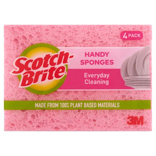 HANDY CELLULOSE SPONGE 4PK