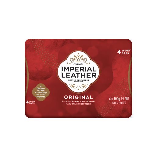 LEATHER SOAP ORIGINAL 4X100GM