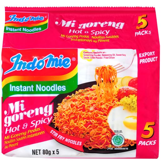HOT & SPICY INSTANT NOODLES 400GM