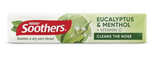 SOOTHERS EUCALYPTUS AND MENTHOL MEDICATED LOZENGES 40GM