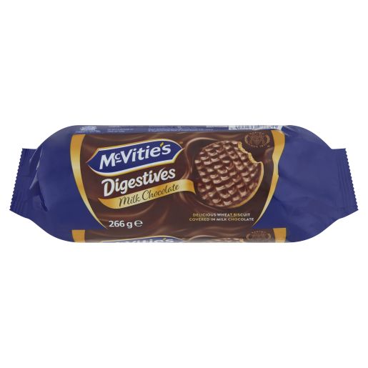 MILK CHOCOLATE DIGESTIVES 266GM