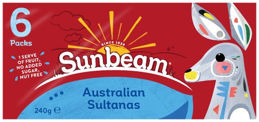 SULTANAS SNACK PACK 40GM