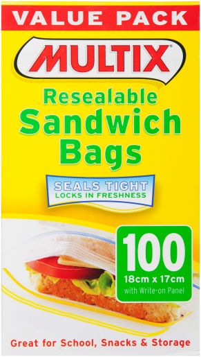 QUICK ZIP SANDWICH BAGS 100S