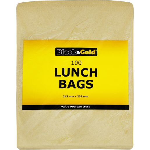 LUNCH BAGS PAPER 243MM X 22MM 100S