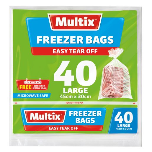 TEAROFF LARGE FREEZER BAGS 40S