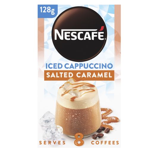 ICED SALTED CARAMEL CAPPUCCINO COFFEE SACHET 8PK
