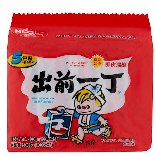 SESAME OIL INSTANT NOODLE 5X100GM