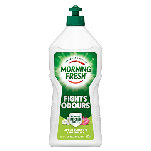 APPLE BLOSSON & WATERLILLY DISHWASHING LIQUID FIGHTS ODOURS 650ML