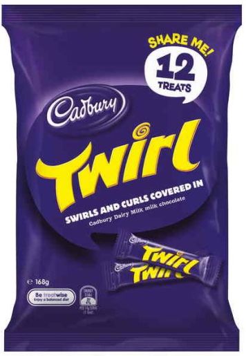 TWIRL BAR SHARE PACK 168GM