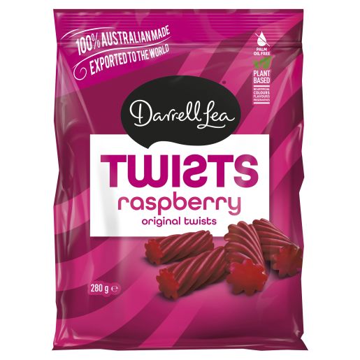 TWISTS RASPBERRY 280GM