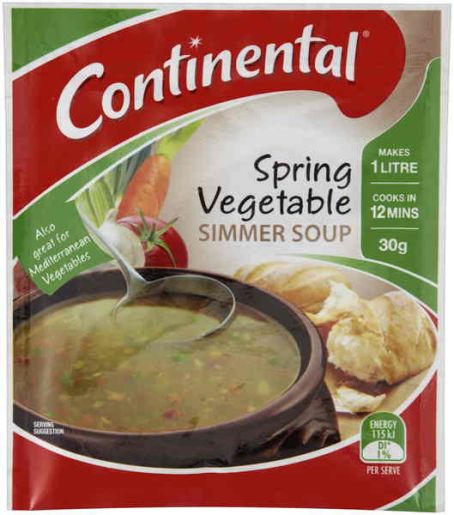 CUP-A-SOUP SPRING VEGETABLE 30GM