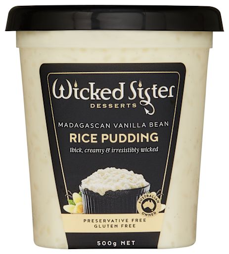 VANILLA BEAN RICE PUDDING 500GM