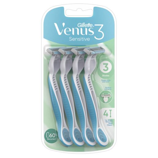 VENUS  SIMPLY VENUS  DISPOSABLE RAZOR 4PK