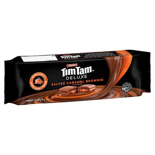 SALTED CARAMEL BROWNIE DELUXE TIM TAM 175GM