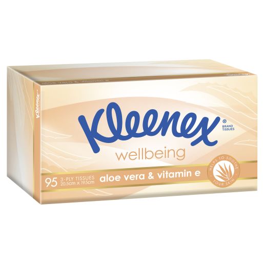 FACIAL TISSUE EXTRACARE ALOE VERA WHITE 95S