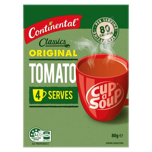 TOMATO CUP-A-SOUP 4 SERVES 80GM