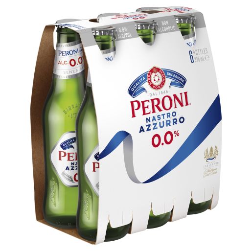 NASTRO AZZURO 0% BEER 6X330ML