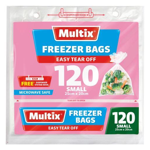 TEAROFF SMALL FREEZER BAGS 120S