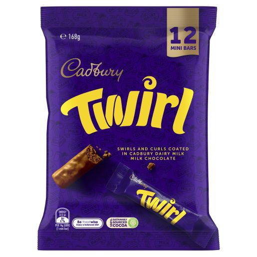 TWIRL BAR SHARE PACK 168GM