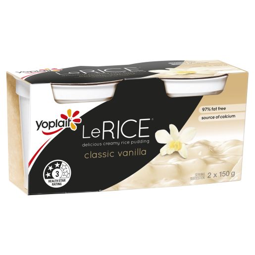 LE RICE VANILLA DESSERT 2X150GM