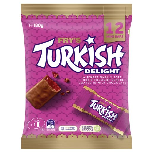 FRYS TURKISH DELIGHT SHARE PACK 180GM