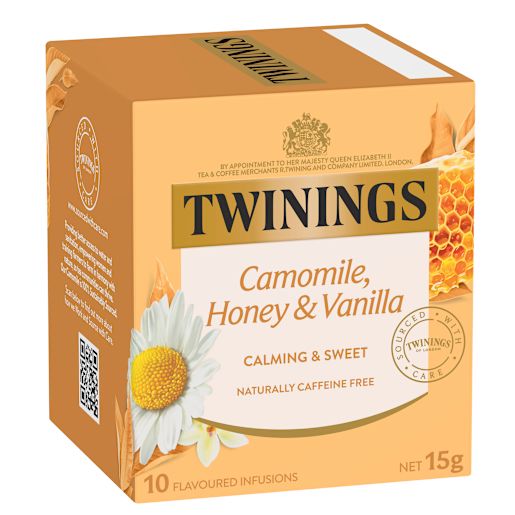 CAMOMILE HONEY & VANILLA HERBAL INFUSIONS TEA BAGS 10PK