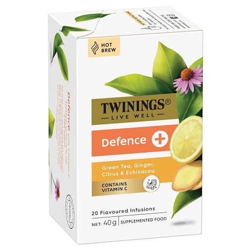 LIVE WELL DEFENCE+ VIT C TEA BAGS 20S