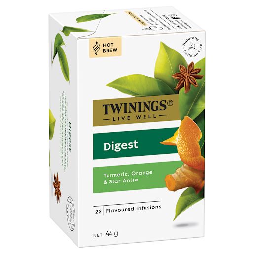 LIVE WELL DIGEST TEA BAGS 22S