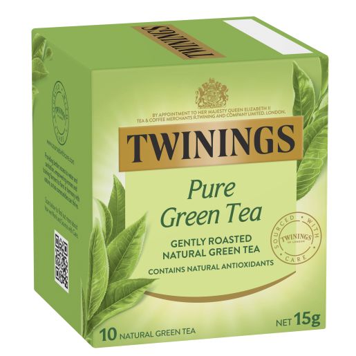 PURE GREEN TEABAGS 10S