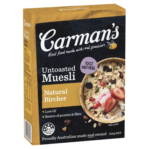 NATURAL MUESLI 500GM