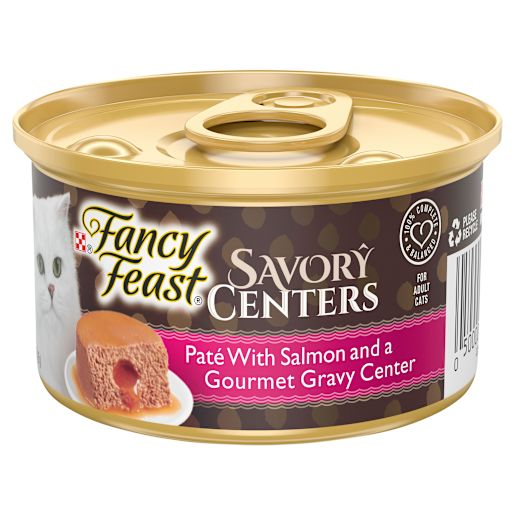 FANCY FEAST SALMON PATE SAVOURY CENTRES CAT FOOD 85GM