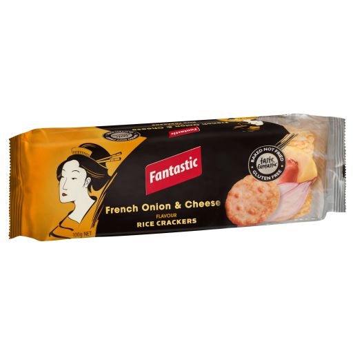 FRENCH ONION RICE CRACKERS 100GM