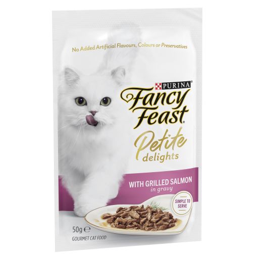 FANCY FEAST PETITE DELIGHTS SALMON 50GM