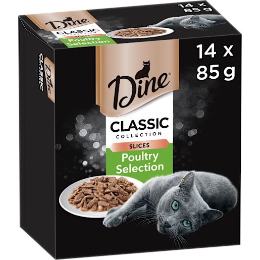 MIXED POULTRY CAT FOOD 14X85GM