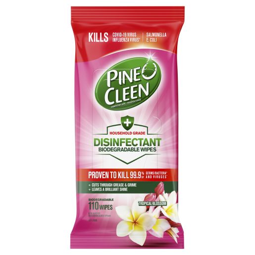 DISINFECTANT WIPES TROPICAL BLOSSOM 110S