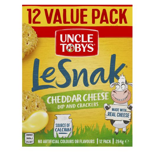LE SNAK CHEDDAR CHEESE VAULE PACK 264GM