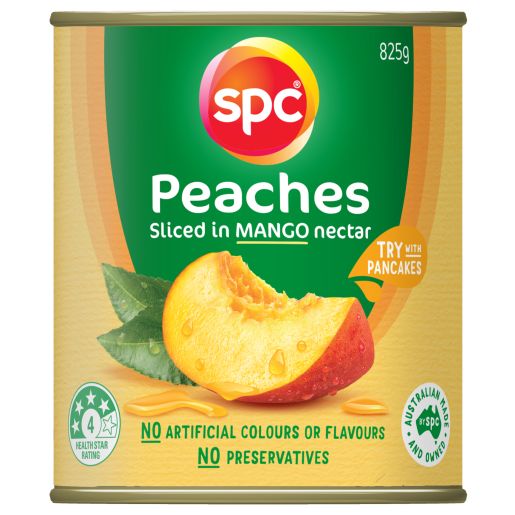 PEACHES SLICED IN MANGO NECTAR 825GM