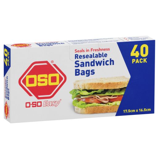 RESEALABLE SANDWICH BAG 40S