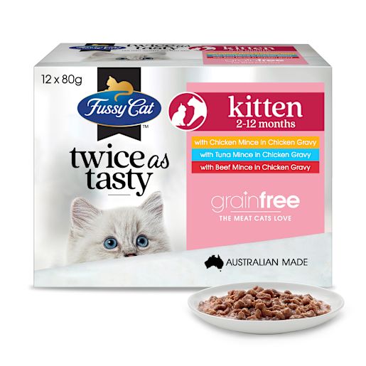 TWICE AS TASTY KITTEN FOOD 12X80GM