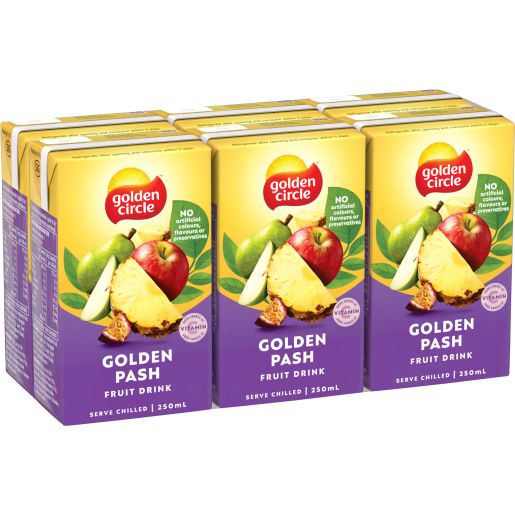 GOLDEN PASH JUICE 6 PACK 6X250ML