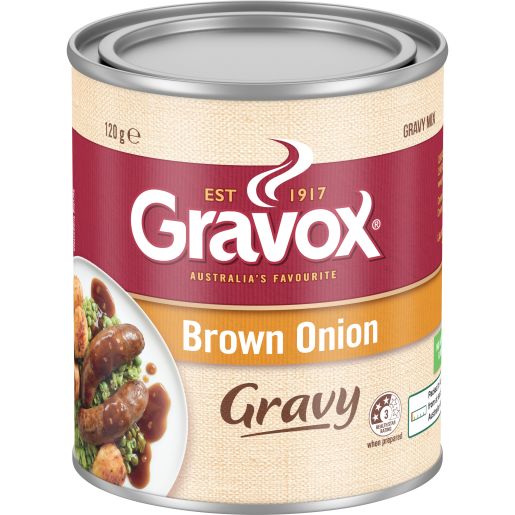 GRAVY CAN POWDER BROWN ONION 120GM