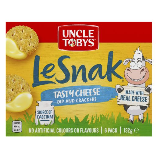 LE SNAK TASTY CHEESE BISCUITS 132GM