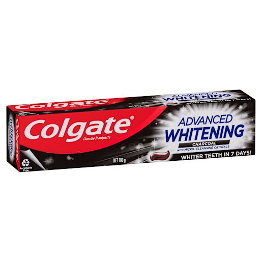 ADVANCED WHITENING CHARCOAL TOOTHPASTE 180GM