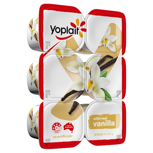 VANILLA YOGURT 6X160GM