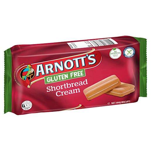 GLUTEN FREE SHORTBREAD CREAM 144GM